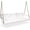 White, variant on PEXMOR Patio Wooden Porch Swing, 880 LBS Capacity Upgraded Swing Chair Bench with Hanging Chains for Outdoors, 4 FT
