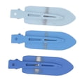 thumbnail image 3 of 30PCS Leaf Shape Hair Duck Clips Hair Fixing Creaseless Barrettes Hair Styling Accessories for Makeup Blue, 3 of 7