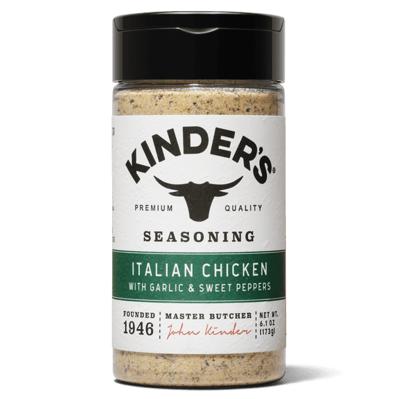 Kinder's Italian Chicken Seasoning with Garlic & Sweet Peppers, 6.1 oz