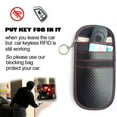 thumbnail image 5 of Car Shield Key Case Single Layer Signal Blocking Pocket Rfid Anti-Theft Anti-Position Key Bag Against Radiation, 5 of 10