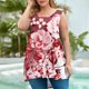 thumbnail image 2 of Camiseta de Manga Corta de Gran Tamaño para las Mujeres Top Casual Suelto para el Hogar Y el Uso Diario, 2 of 4