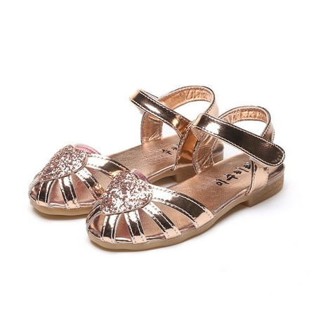 

Ma&Baby Toddler Little Girl Princess Kid Shoes Dance Party Dress Flat Sandals Summer Shoes
