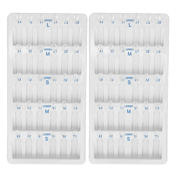 Molde de carillas dentales, molde de carillas de 60 piezas Plantilla de carilla dental térmica Molde de carillas orales Eficiencia óptima