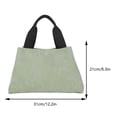 thumbnail image 2 of Bolso de mano informal para mujer, Bolso de compras sencillo de pana, Bolso para citas de ocio para mujer, 2 of 5