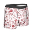 thumbnail image 2 of KLL Flower Leaves Men's Cotton Boxer Briefs Underwear-X-Large, 2 of 8