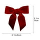 thumbnail image 3 of 6pcs Small Velvet Christmas Bows For Christmas Tree Wreath Gift Wrap Crafts Wedding Party Bows For Snack Bags Baking Candy Bags Home Decoration, 3 of 8