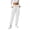 Light grey, variant on TEMOFON Sweatpants for Women Cargo Drawstring Joggers with Pockets Elastic Waistband Fall Pants Fleece Lined Thermal Trousers Dark Grey L