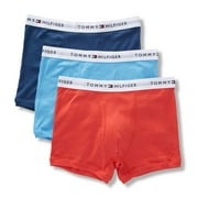 Men's Tommy Hilfiger 09TQ002 Core Fashion 100% Cotton Trunks - 3 Pack (Spiced Coral L)