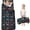 Monster Cartoon Truck Black Pattern, variant on Monster Cartoon Truck White Pattern Teens Toddler Nap Mat with Pillow, Sleeping Mat Bag for Preschool Daycare 59"x22"