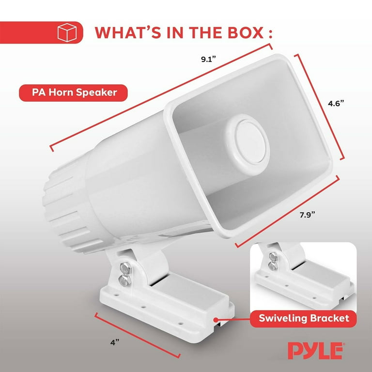 Dropship 5 Core PA Horn Speaker 8 Inch 65W Loud Outdoor Audio Speaker System 8 Ohm Reflex Megaphone   Hw 508 Blk