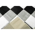 thumbnail image 3 of 4D Shaggy Rug Hand Carved Plush Thick Modern Contemporary Abstract For Living Room Bedroom 6493 (5'2"x7'5",Grey), 3 of 6