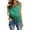Green, variant on Plus Size Tank Tops for Women Causal Sleeveless Fish Scales Printed T Shirts Crew Neck Racerback Graphic Tees Summer Tops Green S