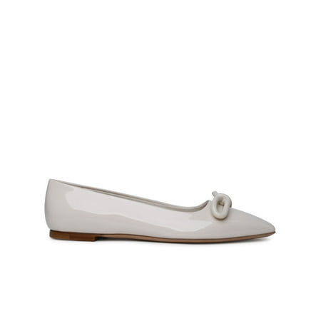 

Salvatore Ferragamo Woman Annie Ballet Flats In Mascarpone Calf Leather