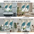 thumbnail image 3 of Teal Sea Turtle Coastal Swag Valances for Windows 2 Pack, Kitchen Window Curtains 36 Inch Length, Vintage Summer Beach Nautical Privacy Swag Curtains for Living Room/Bathroom with Rod Pocket 36"x36", 3 of 8