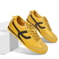 thumbnail image 6 of LUCKY STEP Retro Thin Sole Fashion Sneakers Casual Lightweight Walking Shoes,Yellow,Womens, 6 of 6