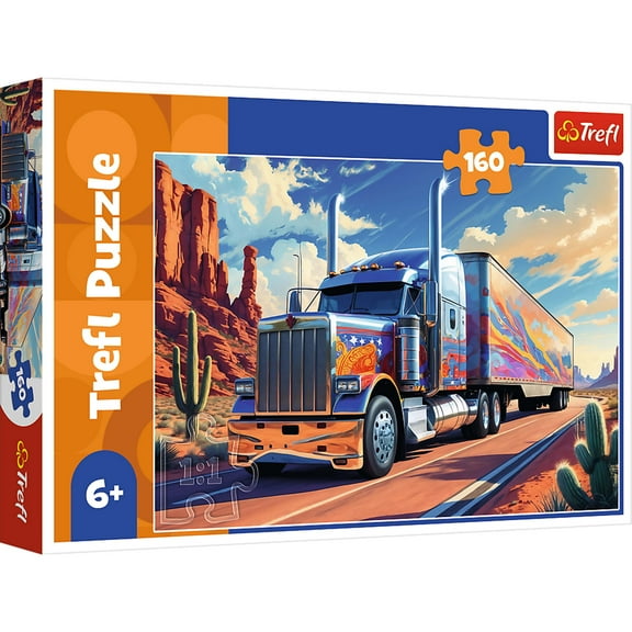 Trefl Kids Truck on The Road 160 Piece Puzzle