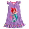 Disney Store - Ariel Nightshirt "Sea Bedtime" - Size 7/8 - Purple