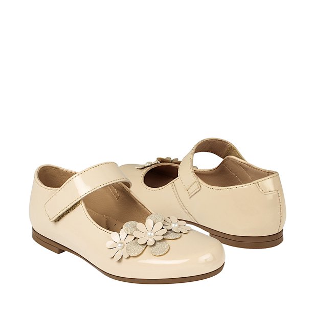ZAPATOS STYLO NIÑA 26657 CHAROL BEIGE 18-21