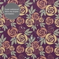 thumbnail image 5 of YFYANG Waterproof Bathroom Shower Curtain, Vintage Rose Pattern Shower Curtain Set with Hooks, Home Bathroom Tub Decor - 72 "x72", Plastic Hooks, 5 of 6