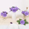 thumbnail image 5 of EFINNY 25Pcs Artificial Flowers Rose Realistic Looking Foam Fake Rose with Stem Flowers Gift Box for DIY Wedding Bouquets Party Home Flower Arrangement Decor Valentine's Day Mother's Day Birthday, 5 of 6