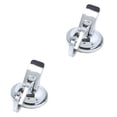 thumbnail image 3 of relayinert Door Hanging Hook Hanger Suction Cup Key Bathrobe Storage Rack Heavy Duty Coat Umbrella Accessory for Kitchen Bedroom Silver 2Set, 3 of 6