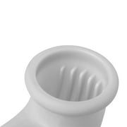 Ubbi Baby and Toddler Bathtub Spout Cover, Bath Time Faucet Safety Guard, Gray, Silicone, Count per pack 1, Adjustable Mount Type