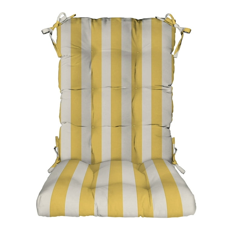 Walmart yellow chair cushions hot sale