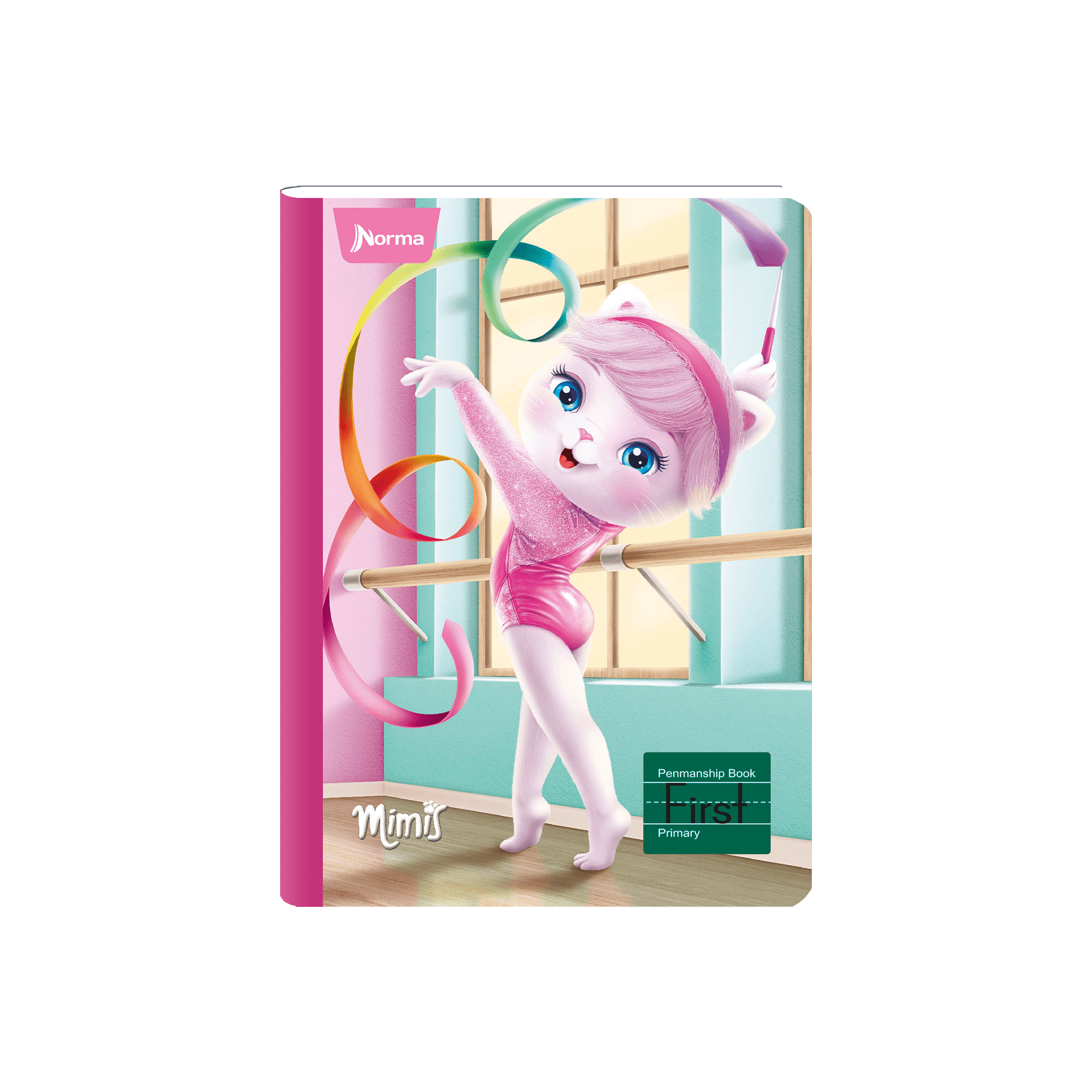 Norma Peluches Mid Skip-A-Line First Composition Notebook 7" x 9.8" Multicolor 80 Sheets