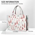 thumbnail image 3 of Large Capacity Tote Bag,Multicolor Christmas Tree Pattern Handbag Fashion Luxury Tote Bag,15.7"x13"x 5.1" Inches,Laptop Compatible, 3 of 6