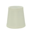 thumbnail image 2 of Aspen Creative 32717-2 Small Hardback Empire Shape Chandelier Clip-On Lamp Shade Set (2 Pack), Transitional Design in Off White, 4" bottom width (3" x 4" x 4"), 2 of 7