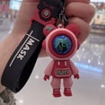 thumbnail image 5 of Pendant Keychain Pendant Cute Cartoon Keyring Environment Friendly Car Key Pendant Silicone Metal Keyring, 5 of 5