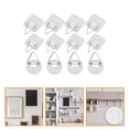 thumbnail image 3 of OFFIGAM 60Pcs Invisible Small Square Picture Hooks for Office Wall Decor and Plate Hanging, Strong Adhesive, 3 of 8