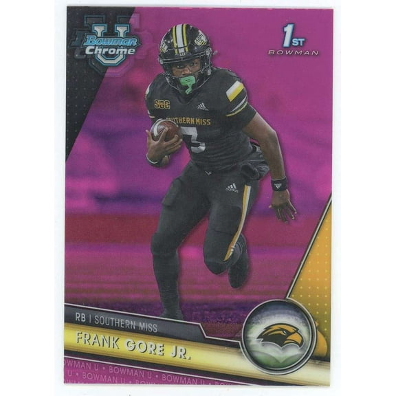 NFL 2023 Bowman Chrome U Pink 1st Bowman Frank Gore Jr. #137