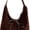 Chocolate Brown, variant on Suede Shoulder Bag with Bow Y2K Slouchy Hobo Handag Soft Vintage Underarm Purse Retro Trendy Minimalist Spacious Fall Large