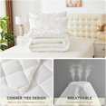 thumbnail image 7 of Oversized King Comforter, Extra Large King Size Grey Comforter for California Bed, Super King Lightweight Breathable Bed Set for All Season with 2 Matching Pillow Cases, 7 of 7