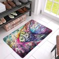 thumbnail image 3 of MKHERT Watercolor Shoal of Fish on Coral Reef Doormat Rug Home Decor Floor Mat Bath Mat 30x18 inch, 3 of 3