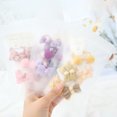 thumbnail image 4 of 5Pcs Hair Ring Plaid Print Bowknot Plush Ball Decor Hair Ties High Elastic Girl Ponytail Holder Hair Accessories, 4 of 8