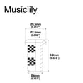 thumbnail image 2 of Musiclily Pro 4mm Steel Top Mounting String Ferrules for Electric Guitar, Nickel (Set of 6), 2 of 5