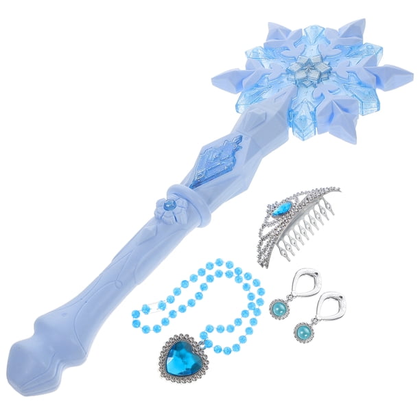 1 varita mágica luminosa para niñas, multiusos, con luces intermitentes.