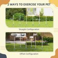 thumbnail image 3 of PawHut Adjustable Dog Agility Training Obstacle Course Set with Weaves Poles Storage Bag for Pet Dogs Outdoor Games Exercise, 3 of 9