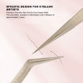 thumbnail image 6 of BIMZUC Professional Eyelash Extension Tweezers Set, Stainless Steel Fine Tip Applicators for Volume Lashes, Includes Angled, Curved, and Straight Lash Tweezers with Organizers, 10 inches / 25.4 cm, 6 of 9