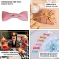 thumbnail image 4 of Efavormart 50 Pcs | 1.5" Fuchsia Grosgrain Pre Tied Ribbon Bows, Gift Basket Party Favor Bags Decor - Polyester, 4 of 9