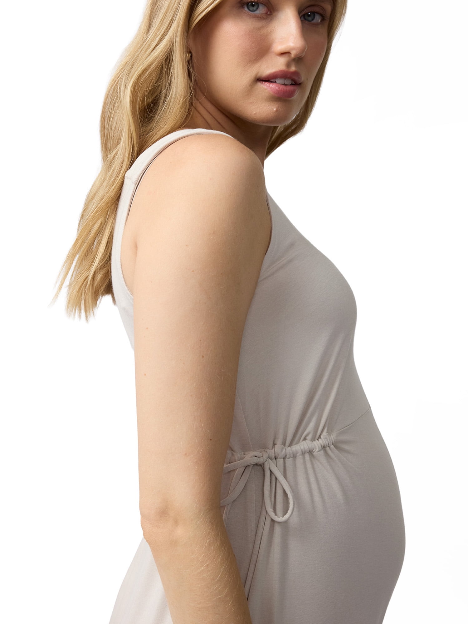 Ingrid & Isabel For Every Belly Women's Maternity Sleeveless Knit Leisure Jumpsuit, Sizes S-XXL