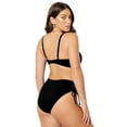thumbnail image 2 of Swimsuits for All Mentor Tie Front High Waist Side Tie Bikini Set, 2 of 5