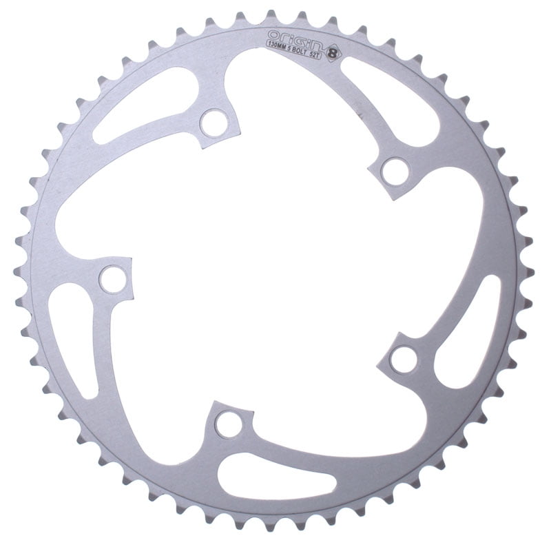 Silver Origin8 Alloy Blade Chainrings