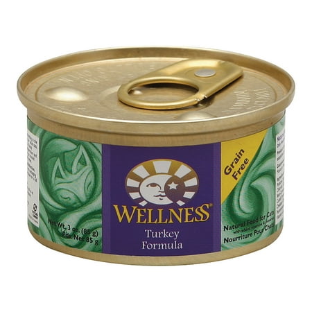 Wellness Pet Products Cat Food - Turkey Recipe - Case of 24 - 3 (Best Store Cat Food)