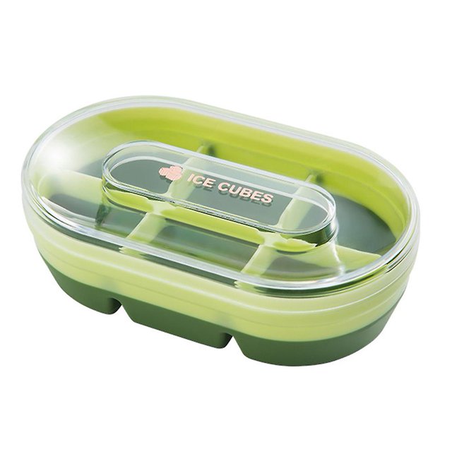 Machine à Glaçons à Pression avec Couvercle, Durable, à Libération Rapide pour Boissons Froides Glacées, Vert