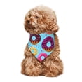 thumbnail image 4 of Naloa Donuts Dog Bandanas 1PC Washable Triangle Dog Scarfs Premium Durable Fabric, for Small Medium Large Dogs and Cats, 4 of 6