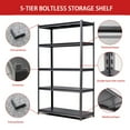 thumbnail image 6 of Metal Shelves for Storage Garage Shelving 2000LBS Heavy Duty Storage Shelves Adjustable Garage Shelf Industrial Shelving Unit Storage Utility Rack, 6 of 9