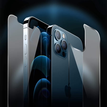 Front and Back Tempered Glass Screen Protector For iPhone 12 Pro Max 6.7"